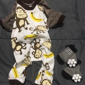 Small Dog PJs and Indoor Socks